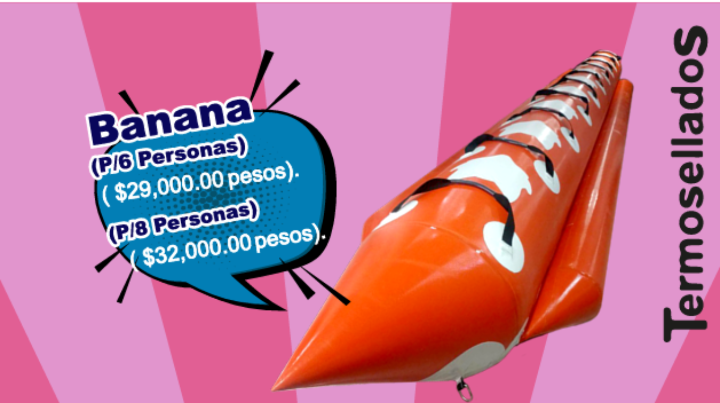 🍌 Banana Inflable Termosellada