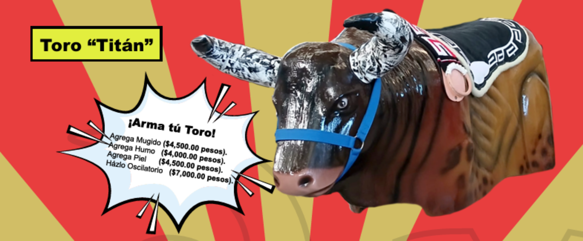 🐂 Toro Pintado (Equipo Completo) Diseño “TITAN” – Original MexBull - Toros Pintados MexBull