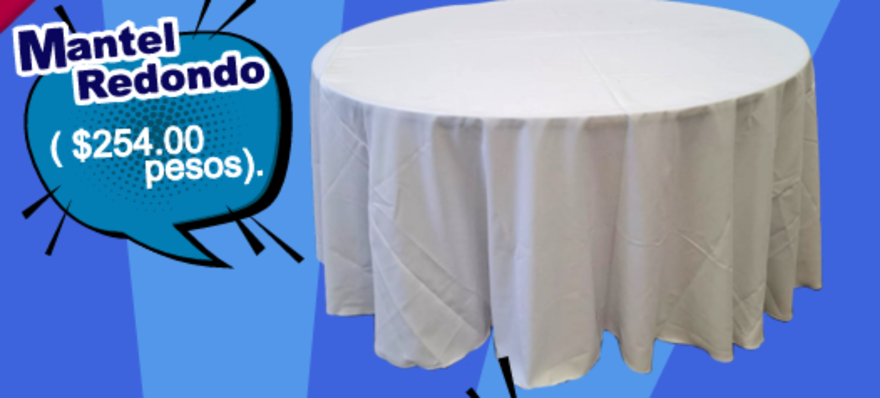 Mantel Redondo - Mobiliario MexBull