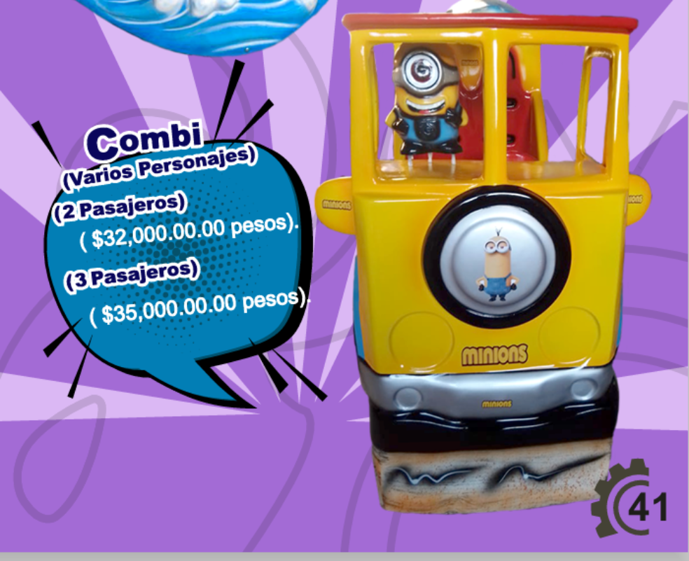 Combi (Varios Personajes) Montable - Montables MexBull