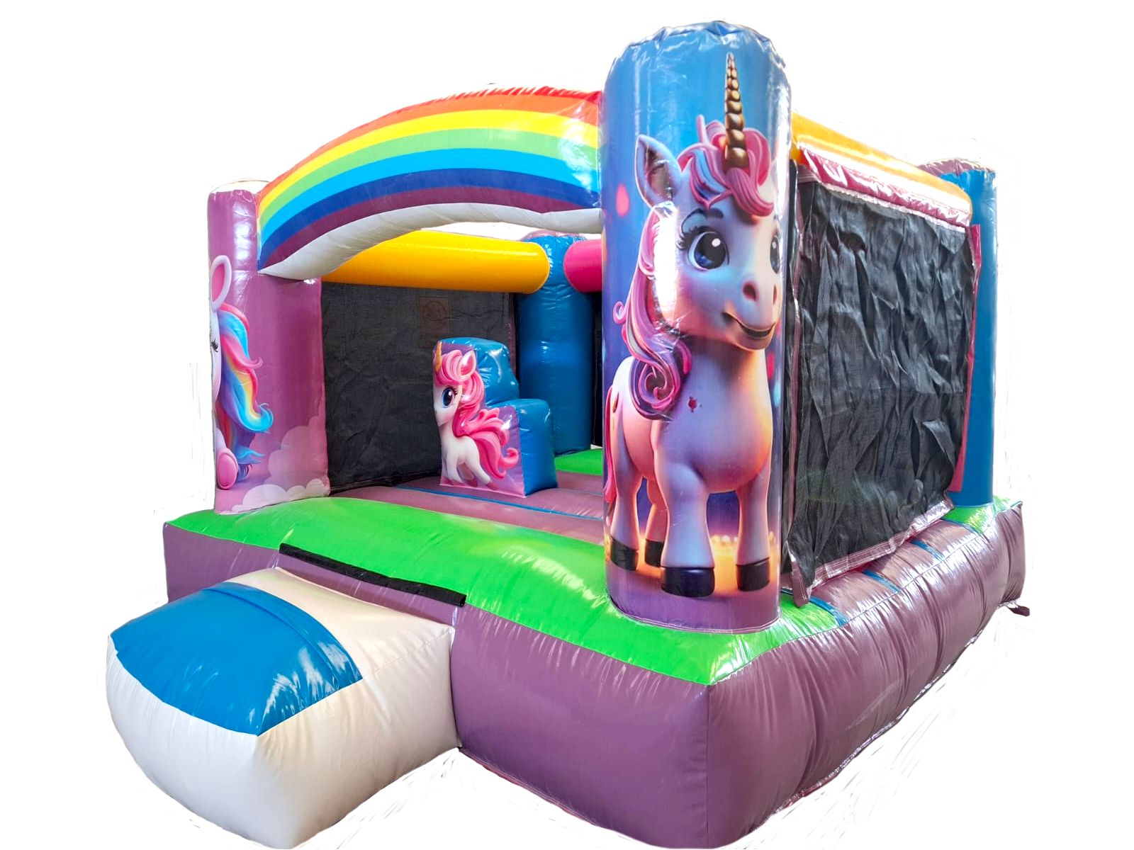 Cubo con Rampa 3x3 - Brincolin Convencional MexBull