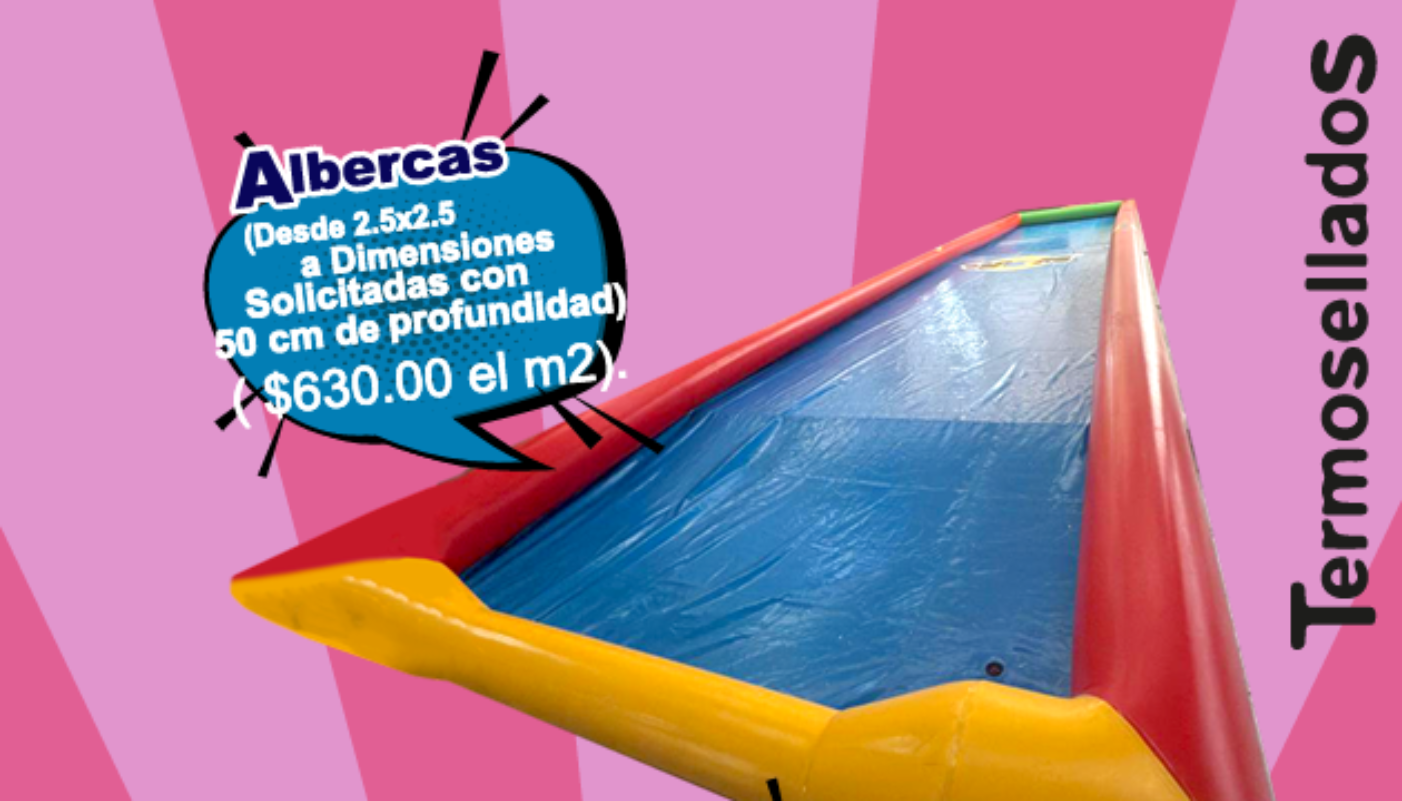 💧 Albercas Inflables Termoselladas - Termosellados MexBull
